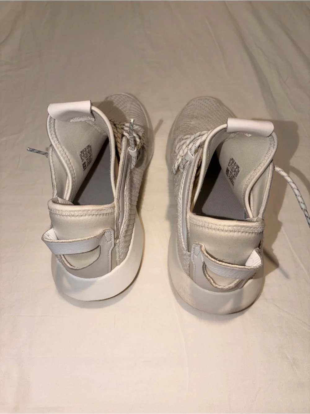 Adidas Tubular Rise Primeknit Cream White Sneakers (AH2076) Mens Size 8